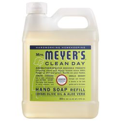 Mrs. Meyer's Clean Day Lemon Verbena Scent Hand Soap Refill 33 oz