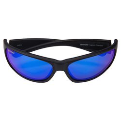 Seachoice Lagoon Sunglasses Unisex Matte Black Frame Blue Lens Polarized