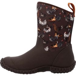The Original Muck Boot Company Muckster II Mid Chicken Print Waterproof Boots 10 US Brown 1 pair Wat