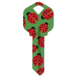 HILLMAN Wackey Lady Bugs House/Office Universal Key Blank Single