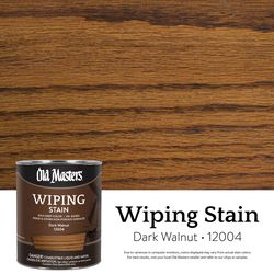Old Masters Semi-Transparent Dark Walnut Oil-Based Wiping Stain 1 qt