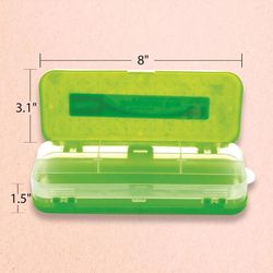Bazic Products Brights Edition 1.46 in. H X 8 in. W X 3.54 in. D Organizer Box Assorted