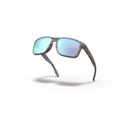 Oakley Holbrook Sunglasses Unisex Woodgrain Frame Blue Lens