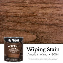 Old Masters Semi-Transparent American Walnut Oil-Based Wiping Stain 1 qt