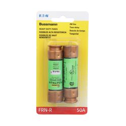 Bussmann 50 amps Dual Element Time Delay Fuse 2 pk