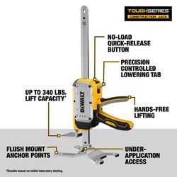DeWalt Toughseries Heavy Duty Construction Jack 1 pc