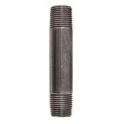 STZ Industries 1/2 in. MIP each X 1/2 in. D MIP Black Steel 4 in. L Nipple