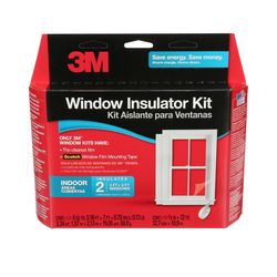 3M Indoor Window Film Insulator Kit 36 in. L X 60 in. W 2 pk