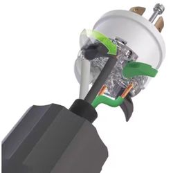 Leviton Lever Edge Commercial and Residential Plastic Locking Locking Plug L14-30P