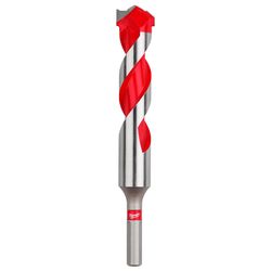 Milwaukee 7/8 in. Carbide Tipped Hammer Drill Bit 3-Flat Shank 1 each