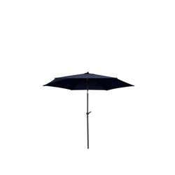 Living Accents 9 ft. Tiltable Navy Blue Market Umbrella