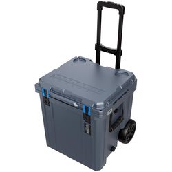 Cubix Outdoors QuadraX Granite Gray 46 qt Roller Cooler