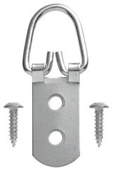 OOK Zinc D-Ring Hanger 75 lb 1 pk