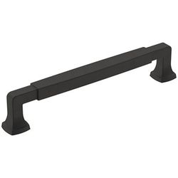 Amerock Transitional Bar Cabinet Pull 6-5/16 in. Matte Black Black 1 pk