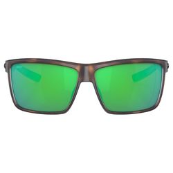 Costa Rinconcito Sunglasses Brown Tortoise Frame Green Lens Polarized Blue Light Blocking
