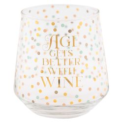 Karma Clear Glass Wine Glass