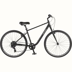 Retrospec Barron (2.1) Unisex Hybrid Road Bicycle Matte Black