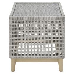 Signature Design by Ashley Seton Creek Gray Square Glass Casual End Table