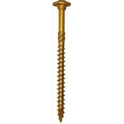 GRK Fasteners No. 10 in. X 3-1/8 in. L Star Hex Head W-Cut Structural Screws