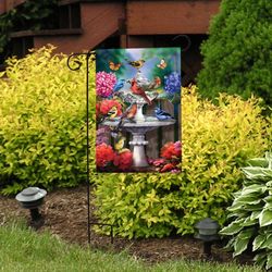 Briarwood Lane Garden Flag 12.5 in. H X 18 in. W