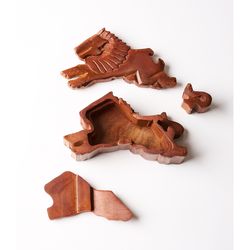 Matr Boomie Tabletop Puzzle Box Natural