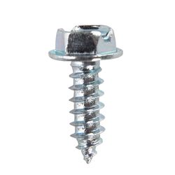 HILLMAN No. 8 Ga. X 1/2 in. L Slotted Hex Washer Head Sheet Metal Screws 100 pk