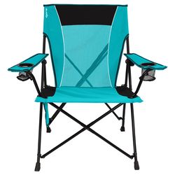 Kijaro Dual Lock 1-Position Turquoise Camping Folding Chair
