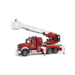 Bruder Mack Fire Truck with Extendable Ladder Toy Multicolored