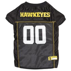 Pets First Team colors University of Iowa Hawkeyes Dog Jersey Medium
