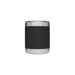 YETI Rambler 10 oz Black BPA Free Lowball Tumbler with MagSlider Lid