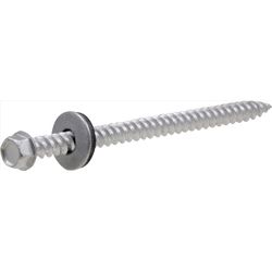 HILLMAN No. 10 Ga. X 3 in. L Hex HWH w/Neoprene Washer Head Self-Piercing Screws 50 pk