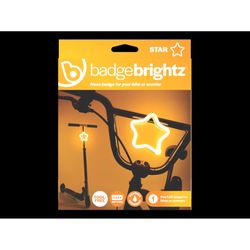 Brightz Badge Brightz Plastic LED Bike Accessory Yellow