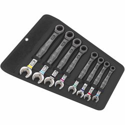 Wera Tools 6 and 12 Point SAE Ratcheting Combination Wrench Set