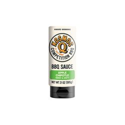 Kosmos Q Apple Chipotle BBQ Sauce 21 oz