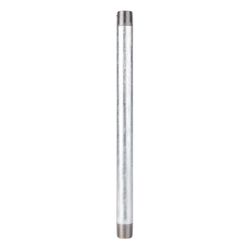 STZ Industries 1/2 in. MIP each X 1/2 in. D MIP Galvanized Steel 12 in. L Nipple
