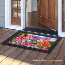 Briarwood Lane 30 in. W X 18 in. L Multi-Color Rubber Door Mat