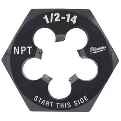 Milwaukee SAE 1/2-14 Hex Threading Die