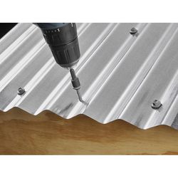 Teks Elite No. 12 X 1 in. L Hex Drive Hex Washer Head Self Tapping Roofing Screws