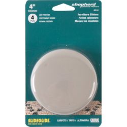 Shepherd Hardware Beige 2 in. Push-On Rubber Chair Glide 4 pk