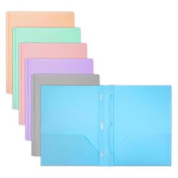 Bazic Products Assorted 2-Pocket Folder 1 pk