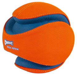 Chuckit! For Dog Blue/Orange Rubber Kick Fetch Ball Dog Toy Small 1 pk