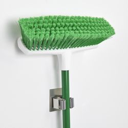 Wrap-It Broom-mate 2.5 in. L Silver Stainless Steel Tool Holder 1 pk