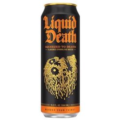 Liquid Death Squeezed to Death Sparkling Natural Mineral Water 19.2 fl. oz. 1 pk