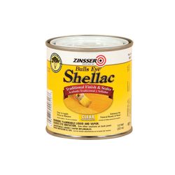 Zinsser Bulls Eye Clear Shellac Finish and Sealer 0.5 pt