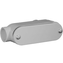 Cantex 1/2 in. D PVC Conduit Body For PVC 1 each