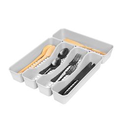 Spectrum Hexa 2 in. H X 10 in. W X 13.5 in. D Plastic Drawer Organizer
