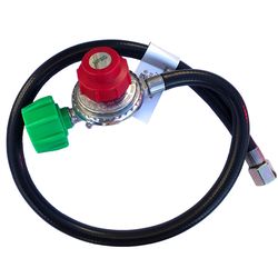 King Kooker Thermoplastic Female Regulator and LP Hose 30 in. L X 2.5 in. W