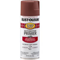 Rust-Oleum Stops Rust Red Flat Oil-Based Alkyd Automotive Spray Primer 12 oz