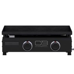 Charbroil Performance Series 2 Burner Liquid Propane Tabletop Outdoor Griddle Black