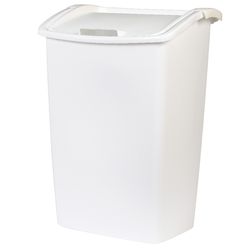 Rubbermaid 11.25 gal White Plastic Swing Out Wastebasket